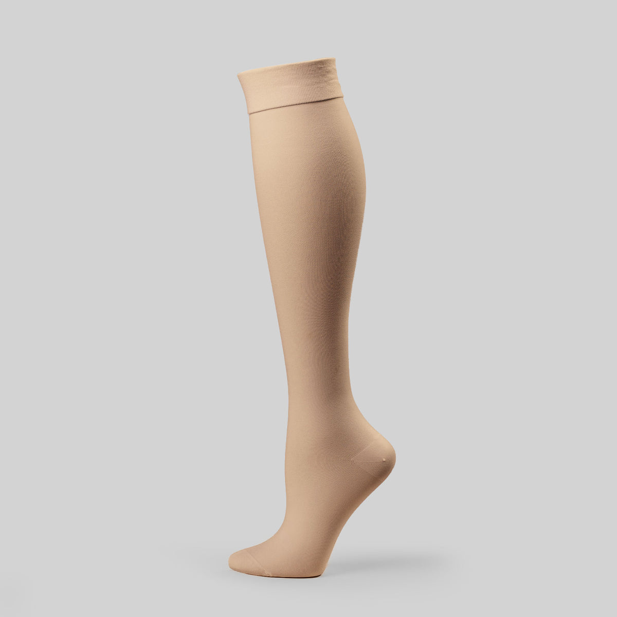 Couture Silver Knee High - Closed Toe