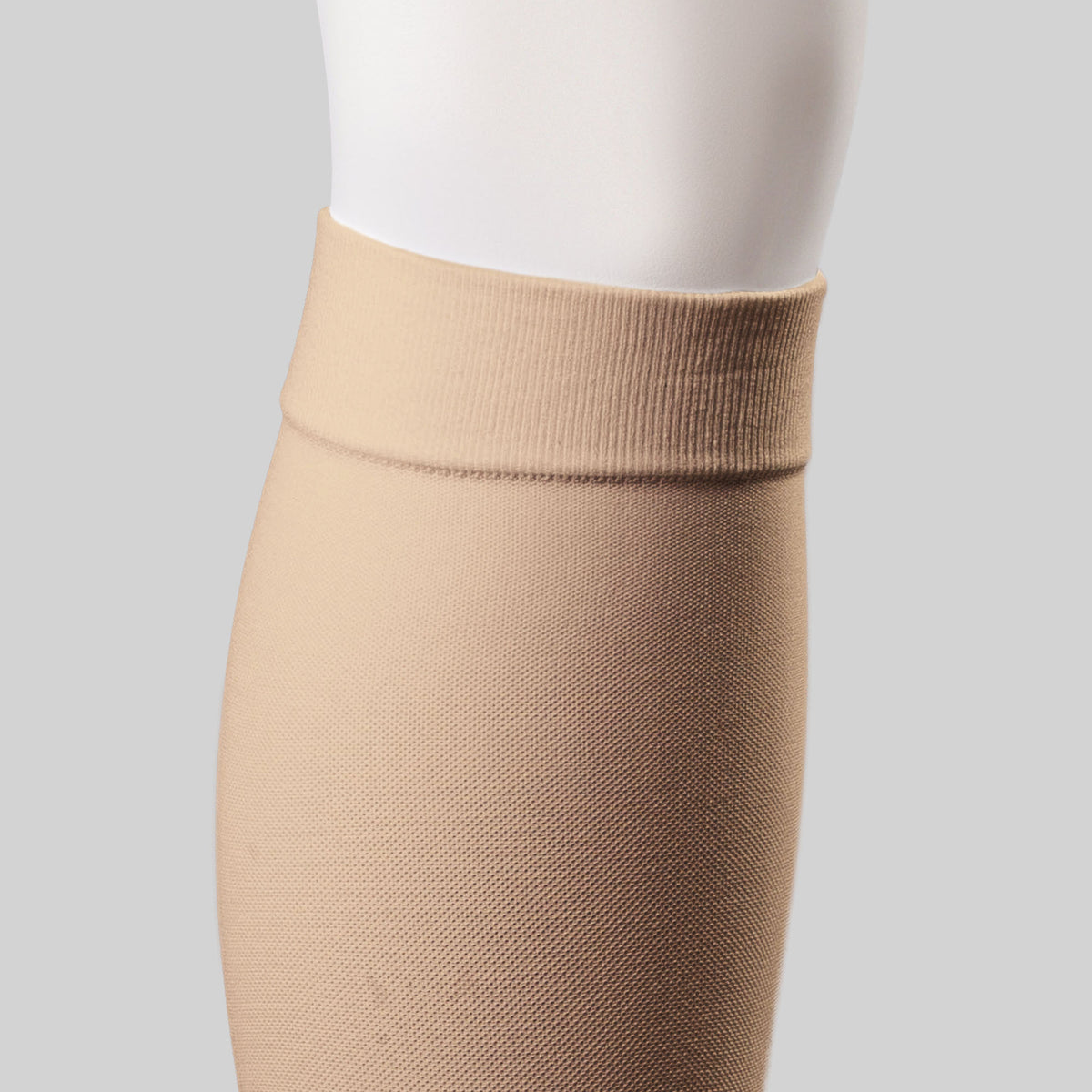 Couture Silver Knee High - Open Toe