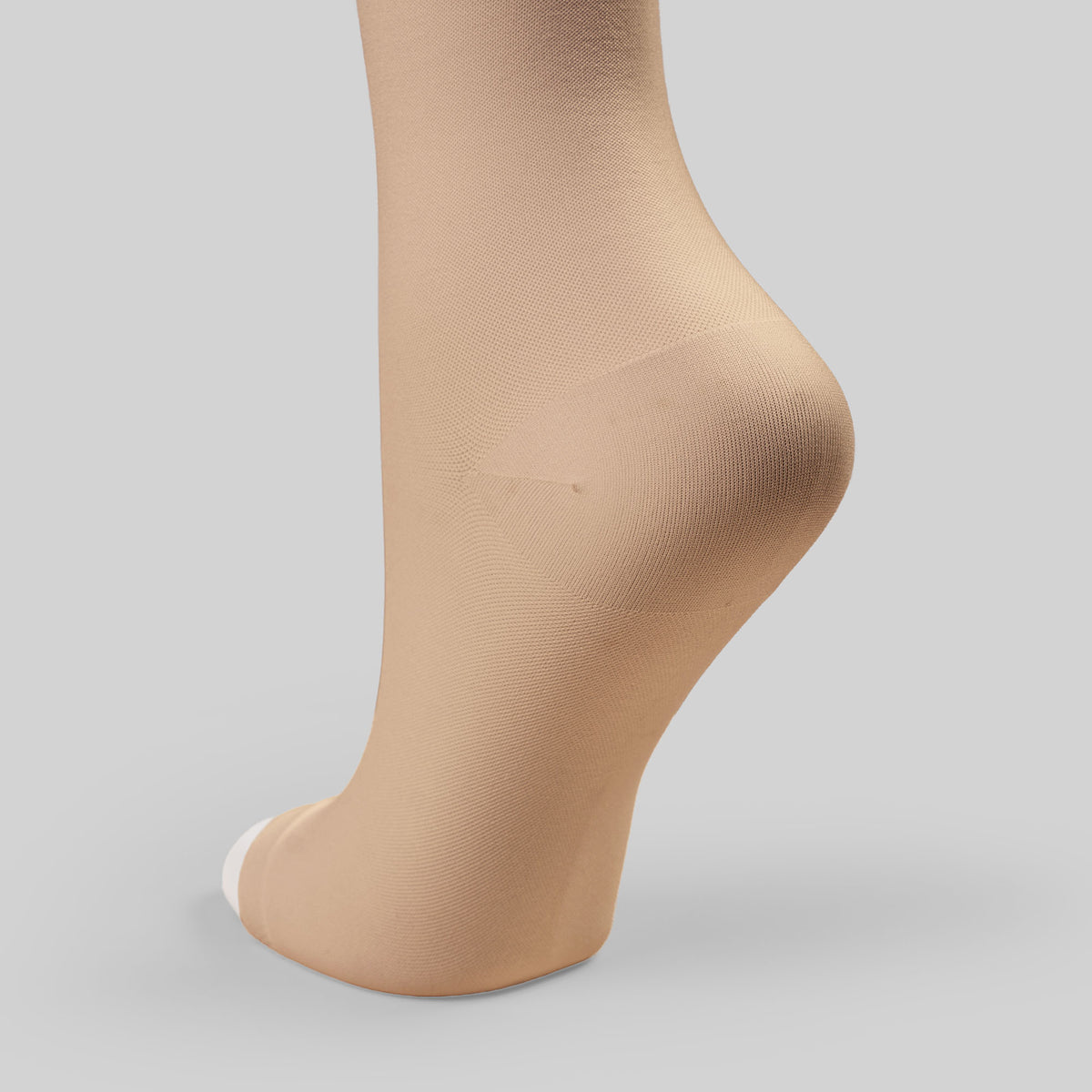 Couture Silver Knee High - Open Toe