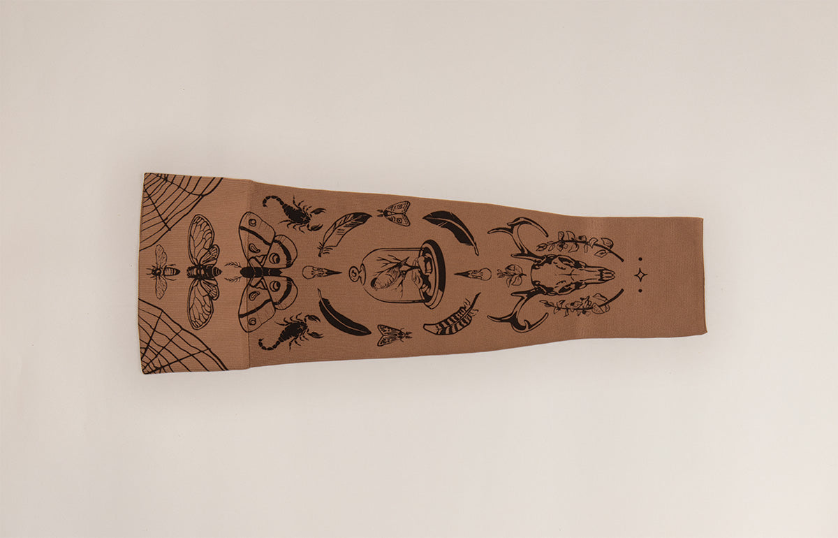 Oddities Mocha Gradient Compression Arm Sleeve
