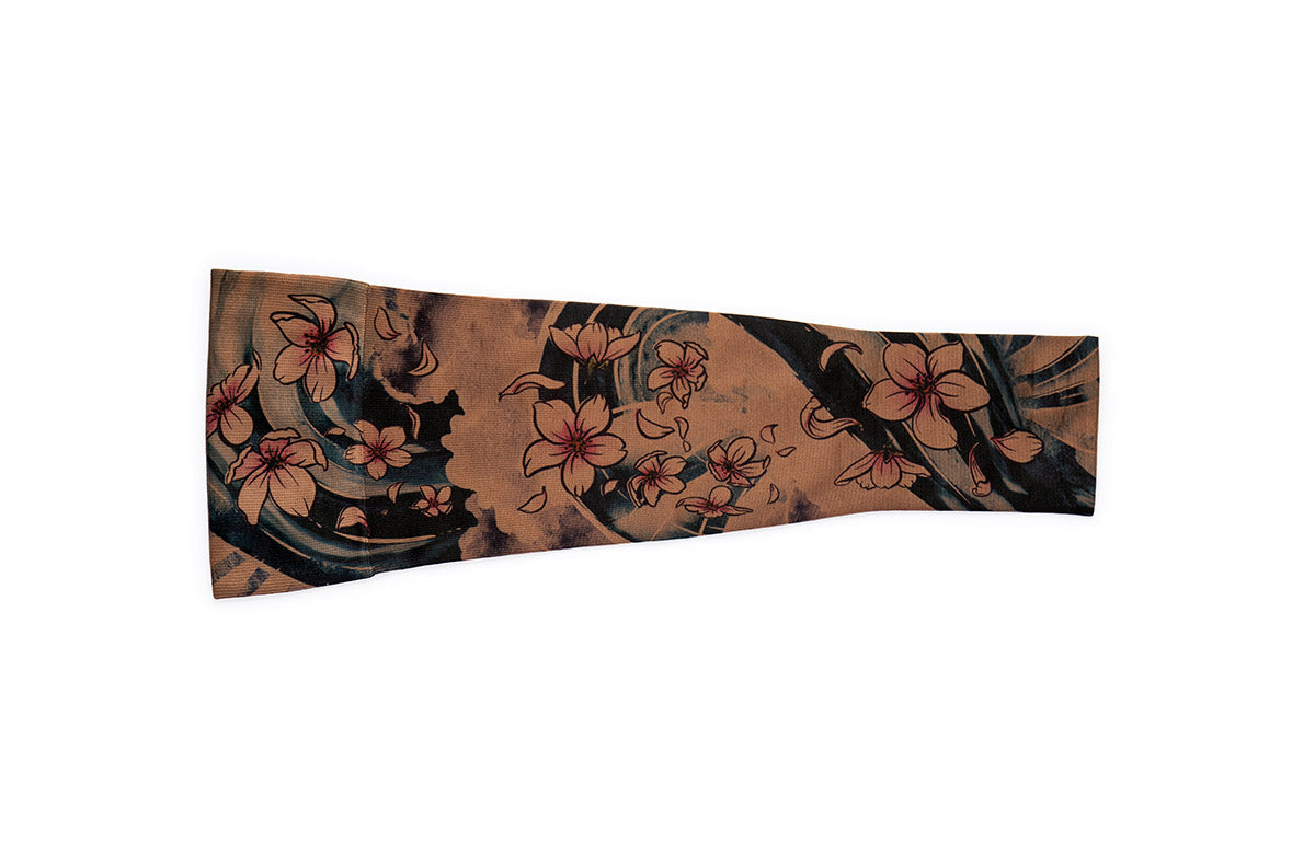 Sakura Mocha Gradient Compression Arm Sleeve