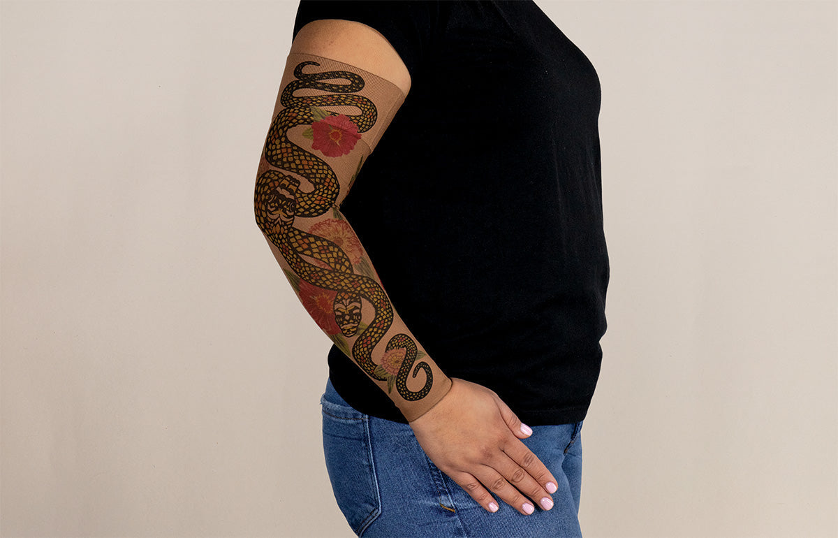 Charm Mocha Gradient Compression Arm Sleeve
