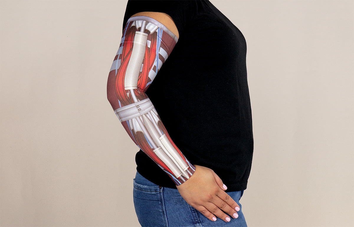 Cyborg Gradient Compression Arm Sleeve