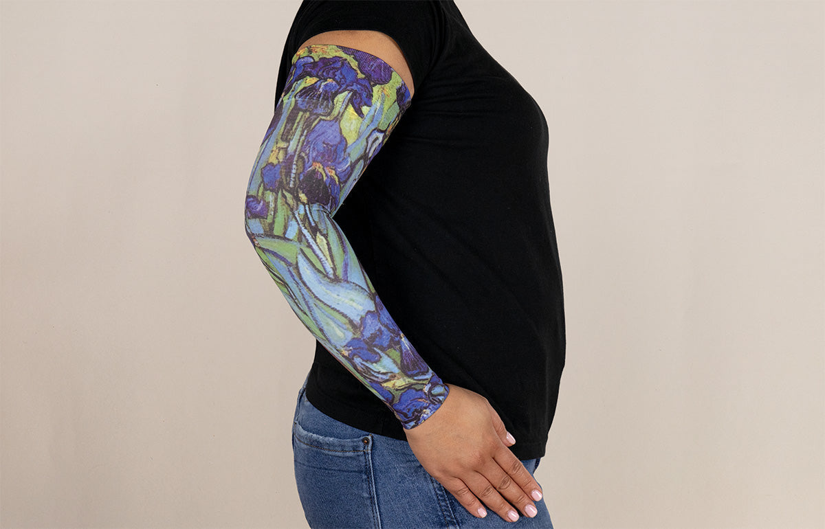 Irises Gradient Compression Arm Sleeve