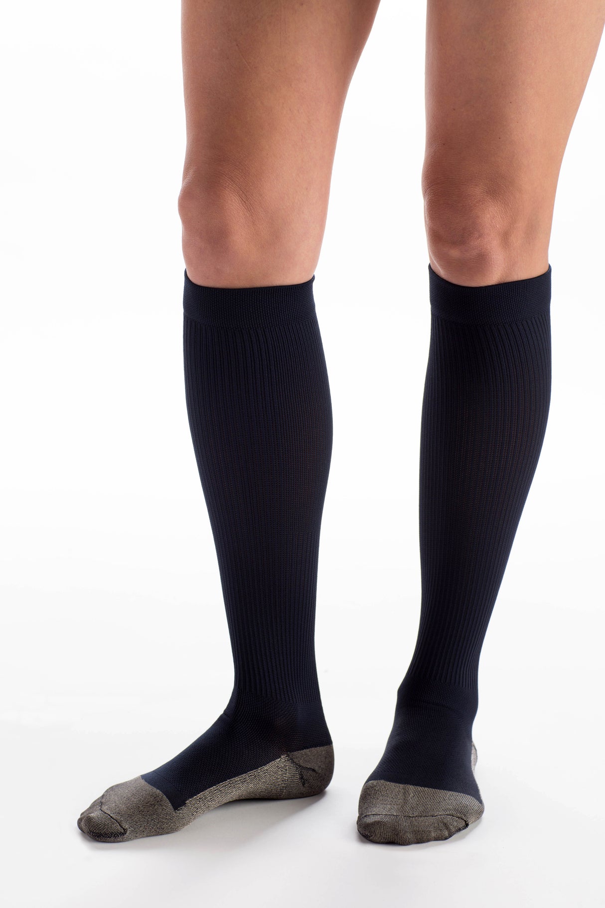 Couture Silver Cushion Foot Socks