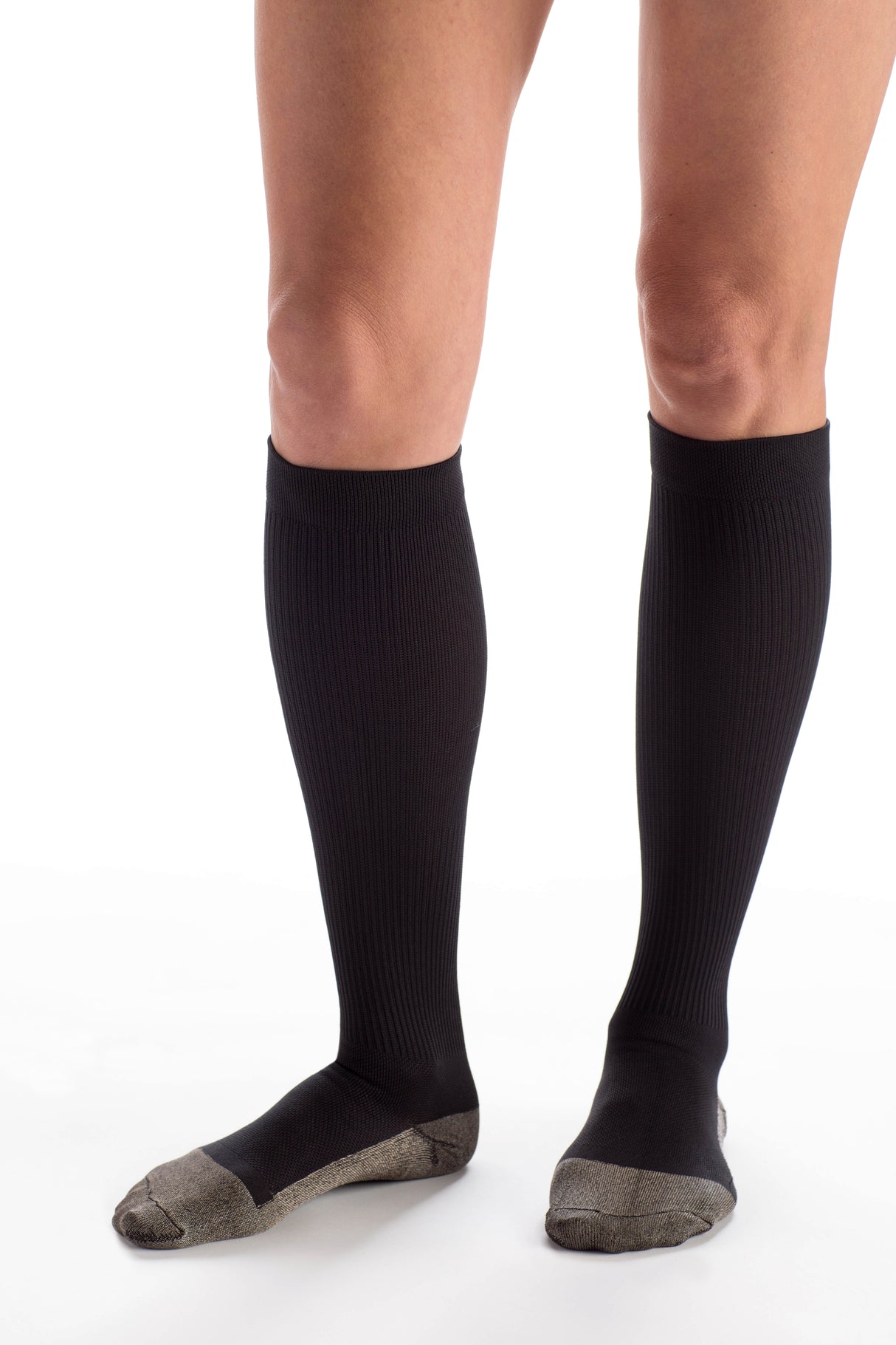 Couture Silver Dress Socks