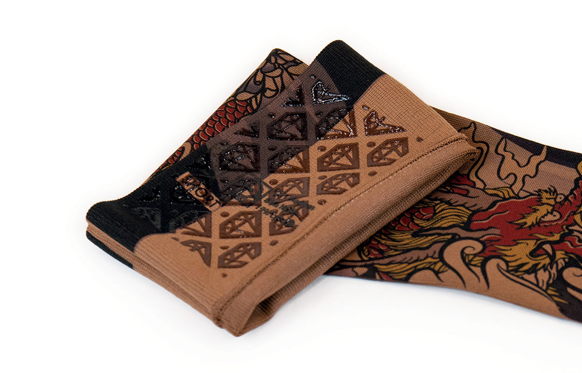 Dragon Lair Mocha Gradient Compression Arm Sleeve