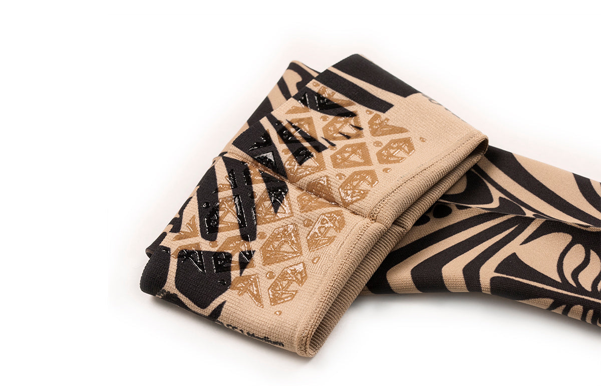 Fierce Beige Gradient Compression Arm Sleeve