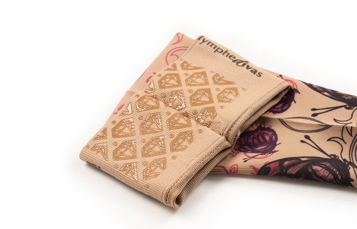 Mariposa Beige Gradient Compression Arm Sleeve