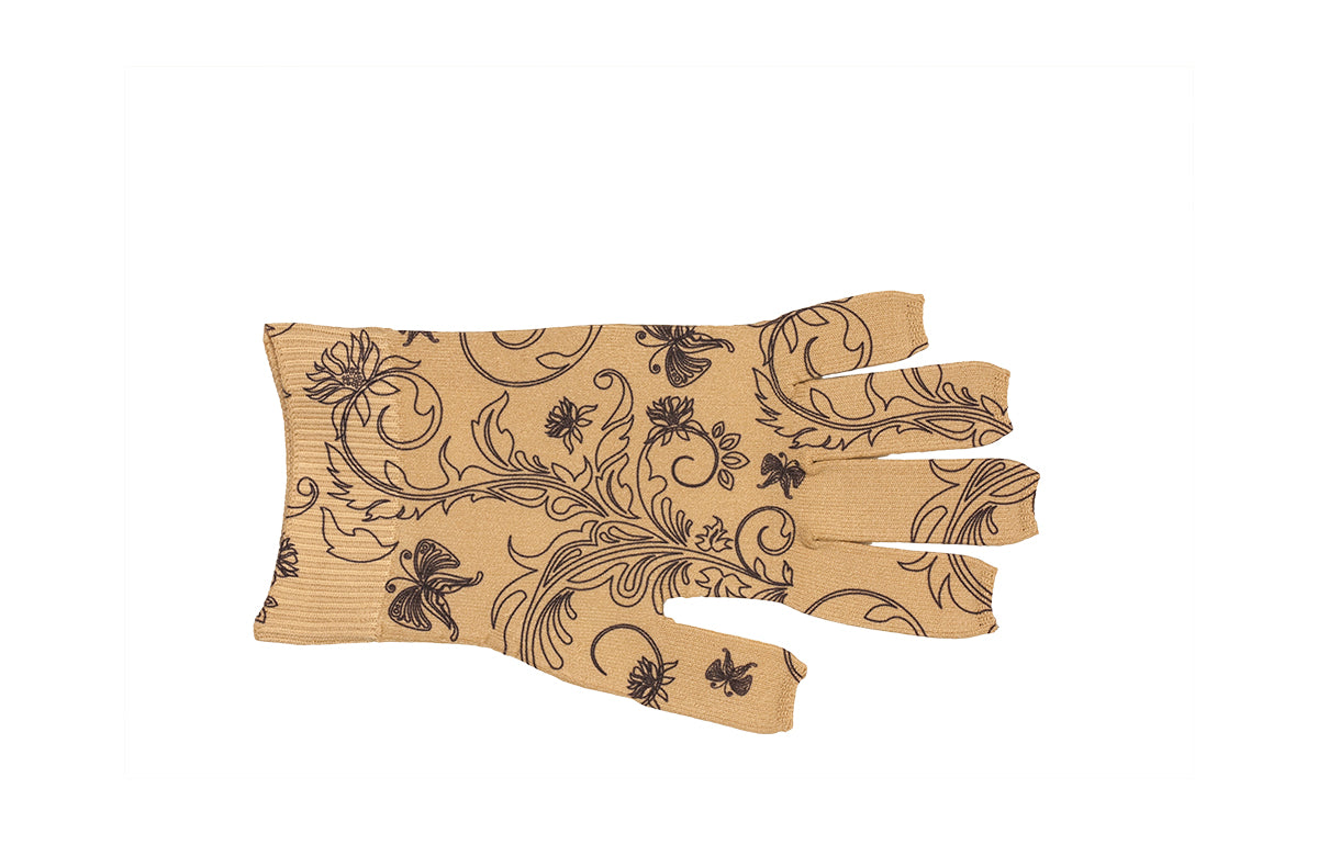 Mariposa Beige Gradient Compression Glove