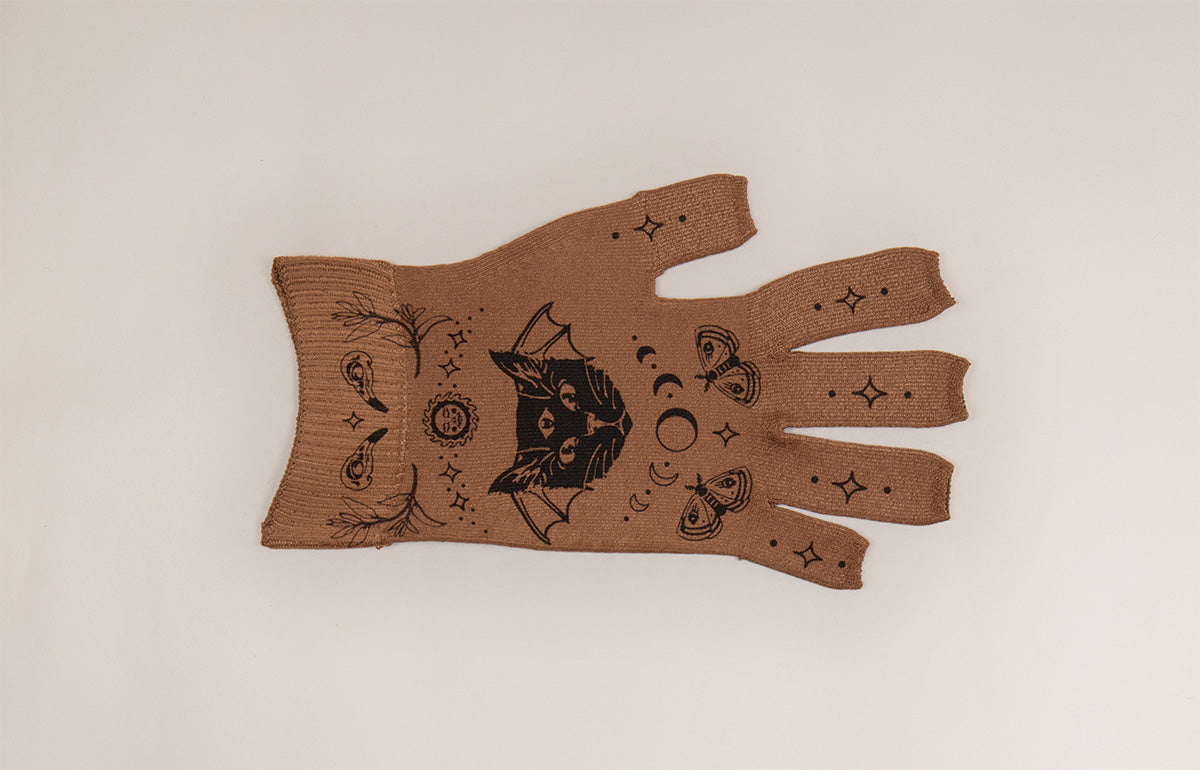 Oddities Mocha Gradient Compression Glove