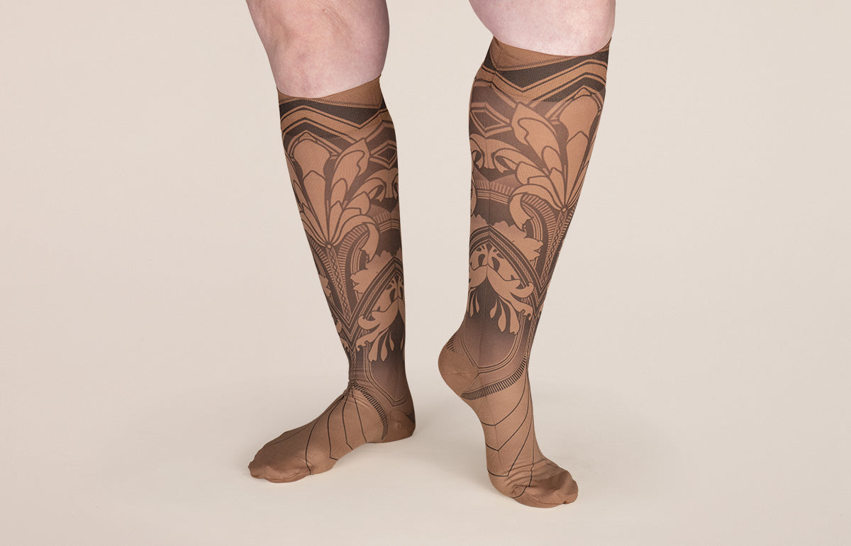 Gatsby Mocha Gradient Compression Socks