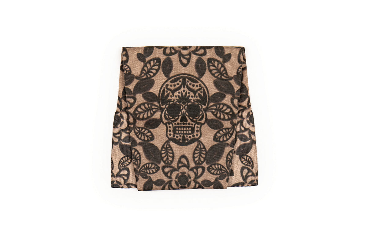 Macabre Beige Gradient Compression Arm Sleeve