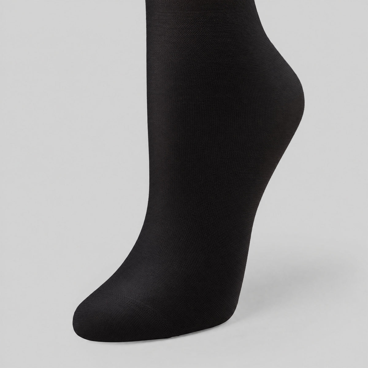 Couture Silver Knee High - Closed Toe