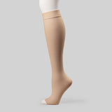 Couture Silver Knee High - Open Toe