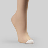 Couture Silver Knee High - Open Toe