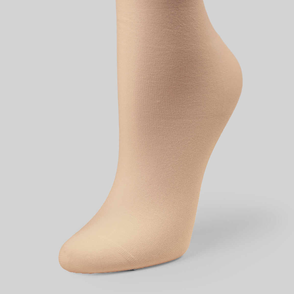 Couture Silver Knee High - Closed Toe