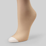 Couture Silver Knee High - Open Toe