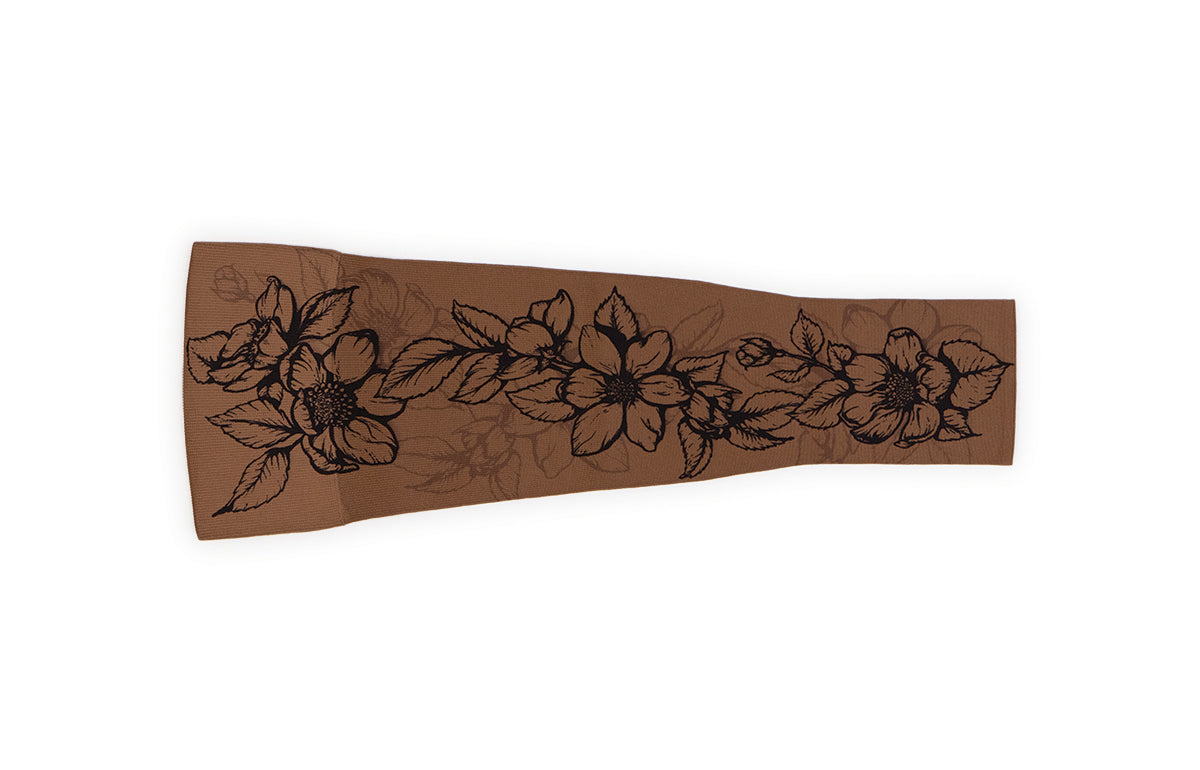 Carolina Mocha Gradient Compression Arm Sleeve