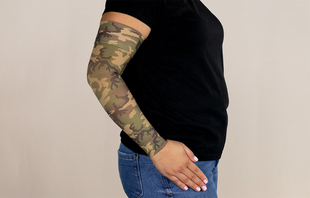 Camo Gradient Compression Arm Sleeve – Rescue Legs