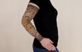 Casbah Beige Gradient Compression Arm Sleeve