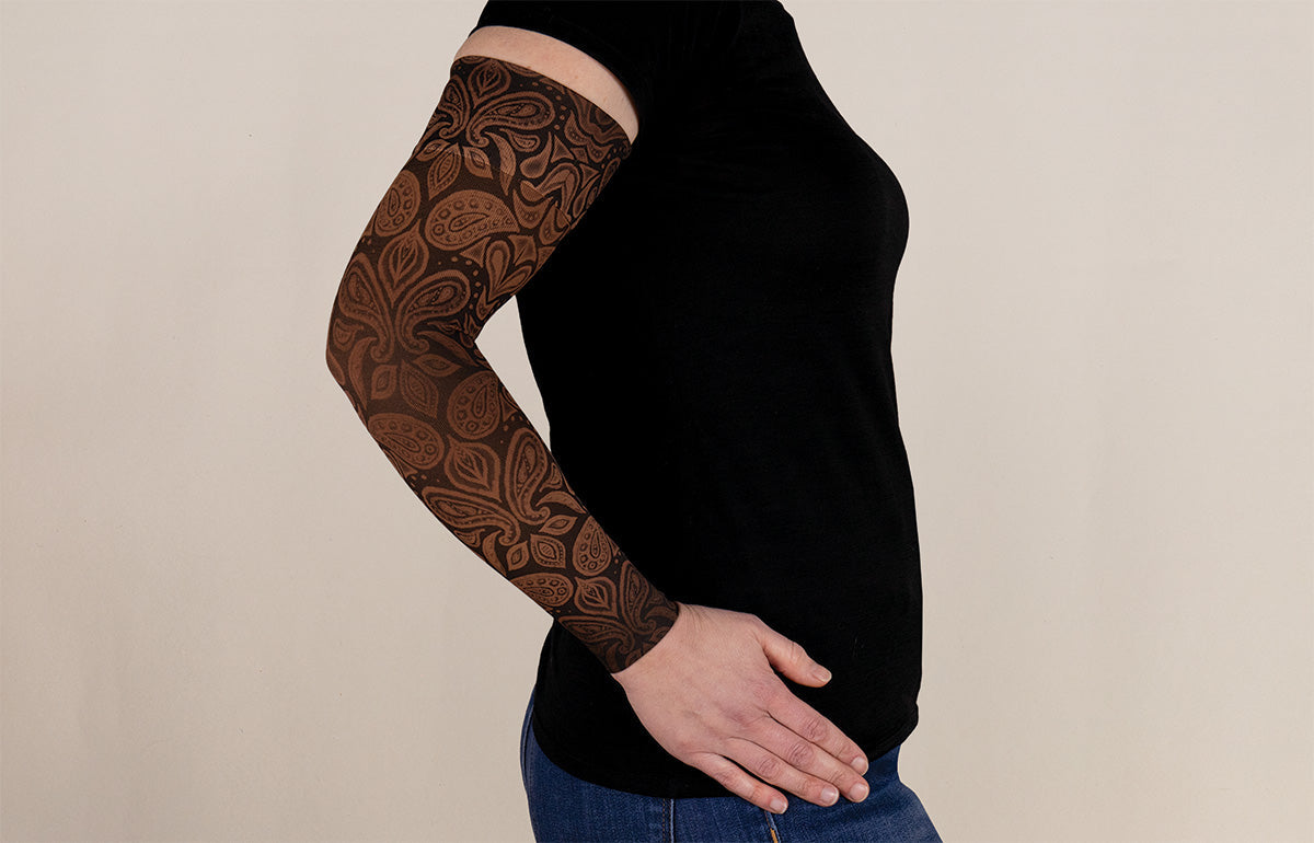 Casbah Mocha Gradient Compression Arm Sleeve