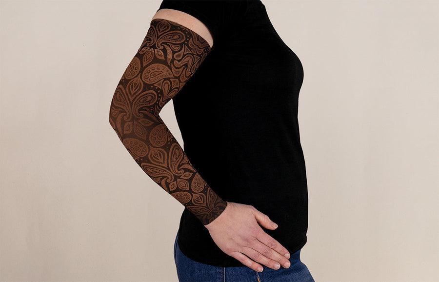 Casbah Mocha Gradient Compression Arm Sleeve