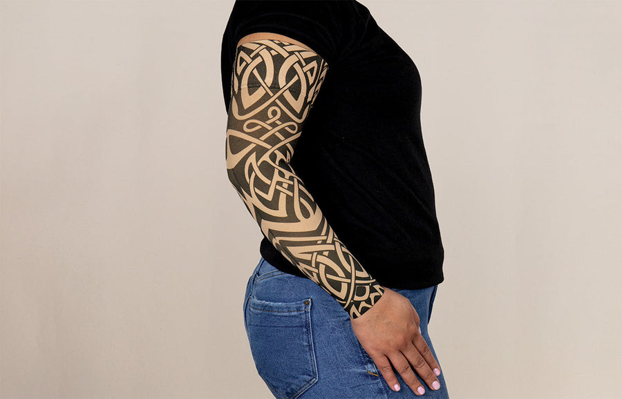Celtic Gradient Compression Arm Sleeve