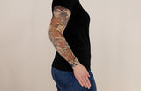 Dragon Lair Beige Gradient Compression Arm Sleeve