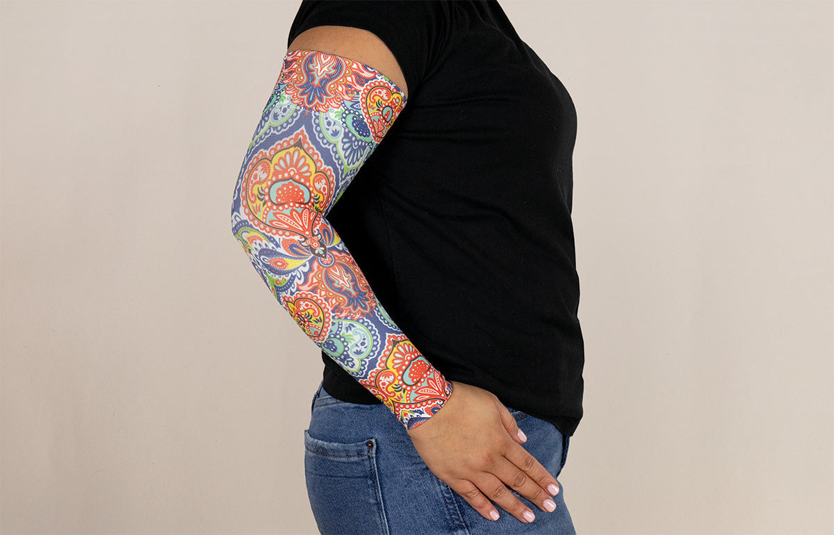 Festival Gradient Compression Arm Sleeve