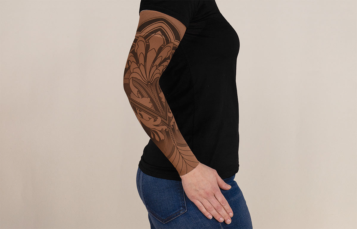 Gatsby Mocha Gradient Compression Arm Sleeve