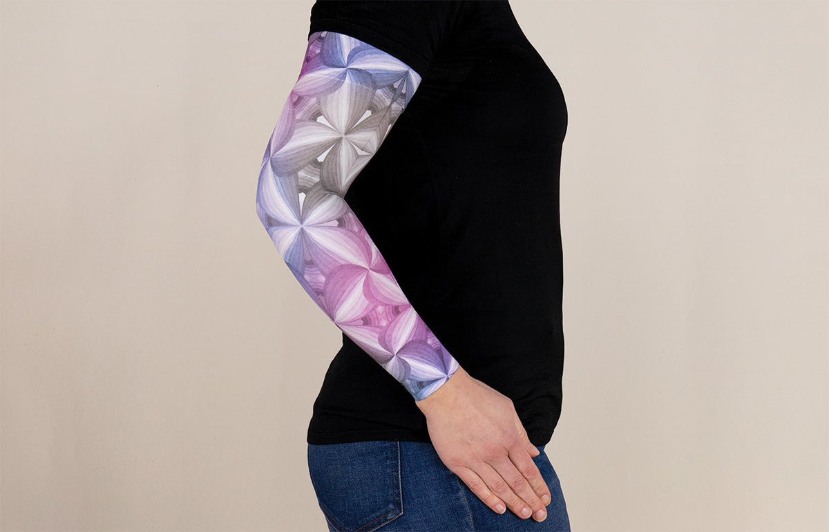 Gradient Compression Arm Sleeve Each Kaleidoscope Gradient Compression Arm Sleeve – Rescue Legs