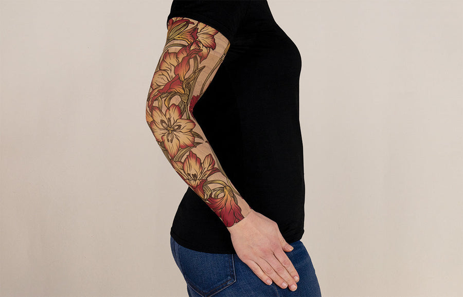 Lily Beige Gradient Compression Arm Sleeve