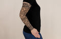 Macabre Beige Gradient Compression Arm Sleeve