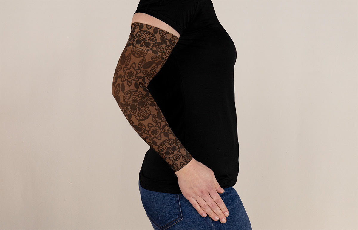 Macabre Mocha Gradient Compression Arm Sleeve