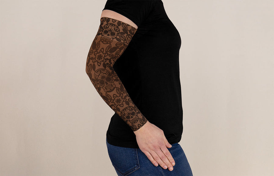 Macabre Mocha Gradient Compression Arm Sleeve