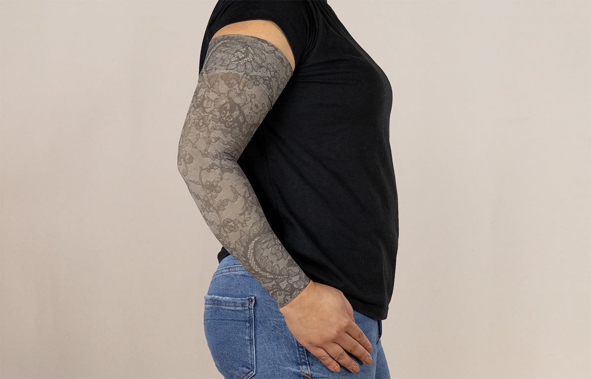 Midnight Lace Gradient Compression Arm Sleeve