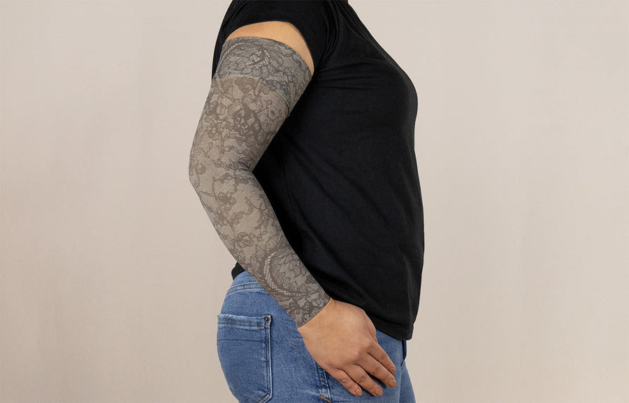 Midnight Lace Gradient Compression Arm Sleeve