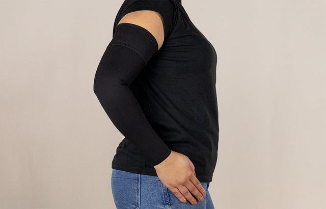 Gradient Compression Arm Sleeve Each Onyx Gradient Compression Arm Sleeve – Rescue Legs