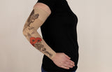 Remember Beige Gradient Compression Arm Sleeve
