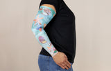 Sea Breeze Gradient Compression Arm Sleeve