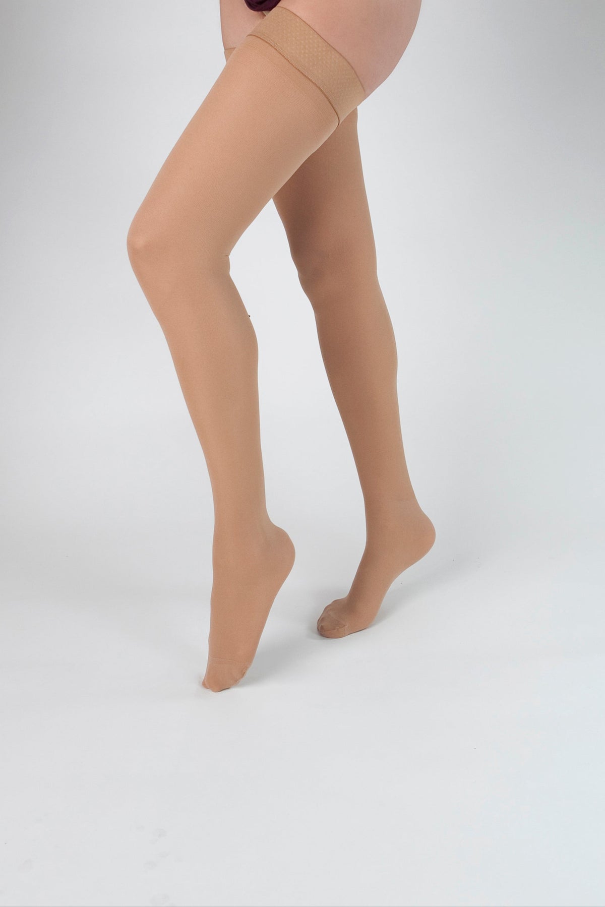 The Natural 20-30 mmHg Thigh High - Closed Toe