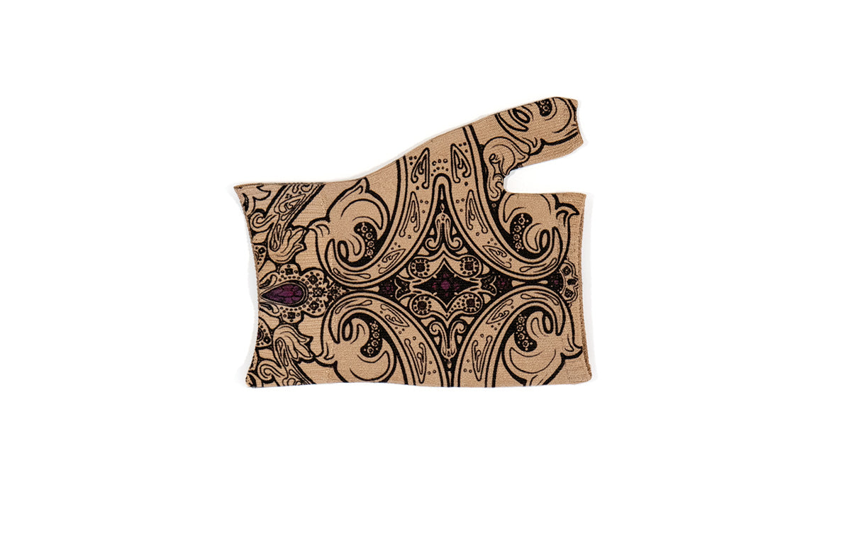 Audrey Beige Gradient Compression Gauntlet