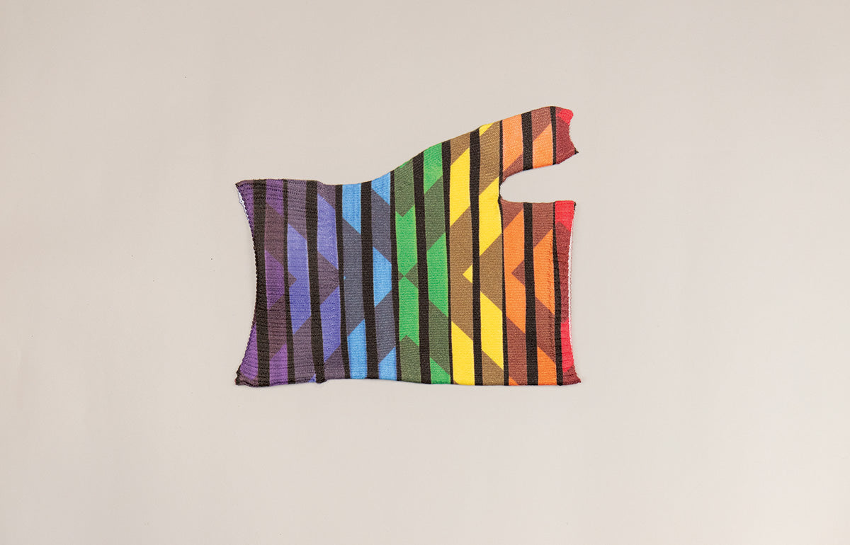 Roller Disco Gradient Compression Gauntlet