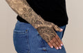 Black Paisley Gradient Compression Gauntlet