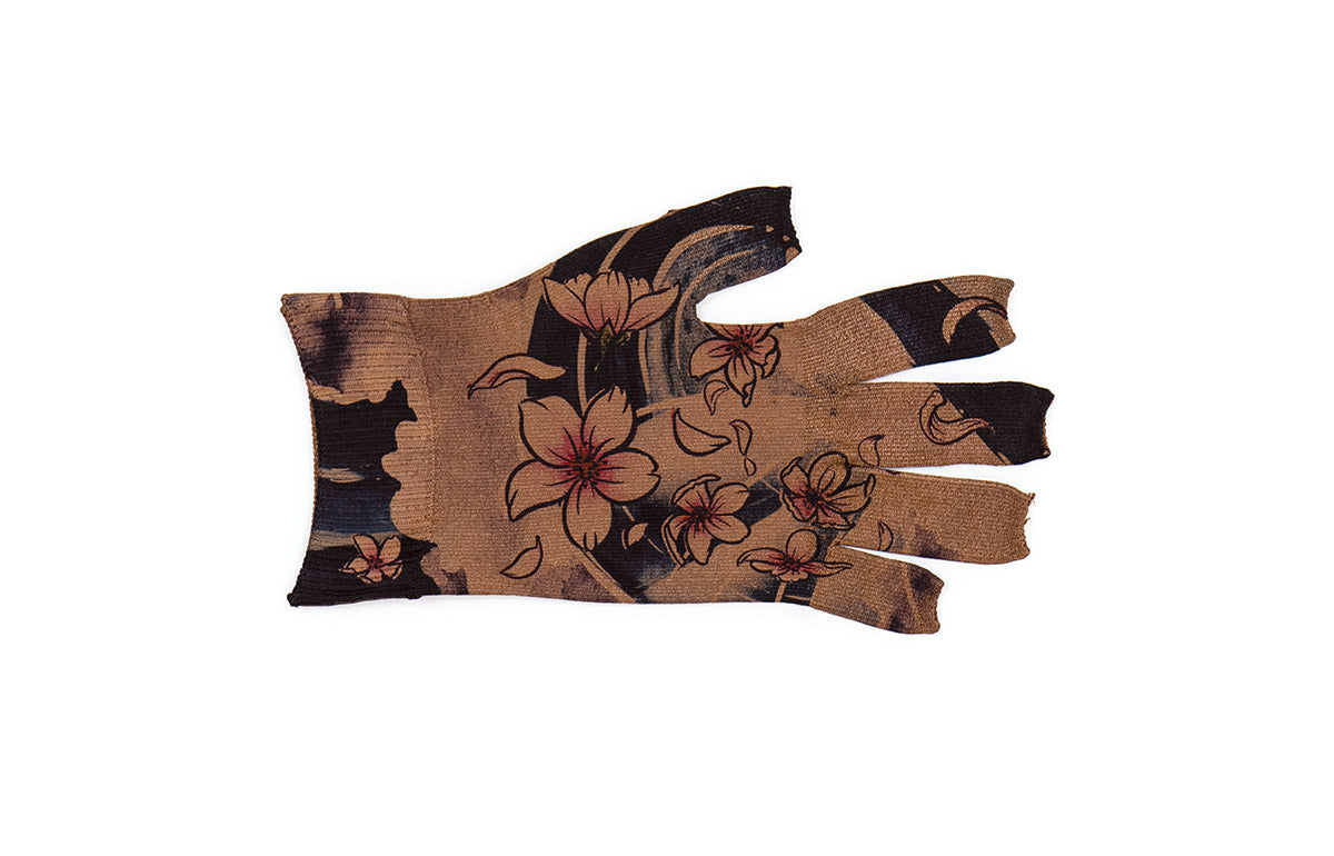 Sakura Mocha Gradient Compression Glove