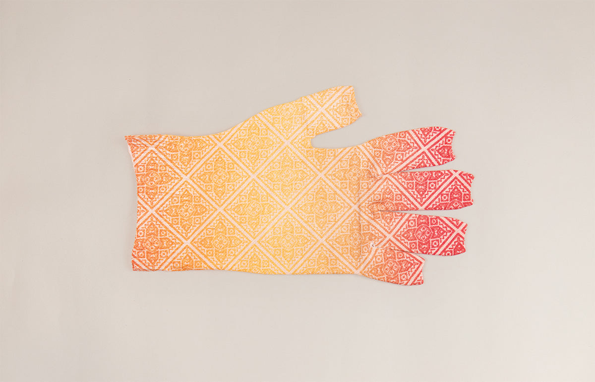 Sunrise Gradient Compression Glove