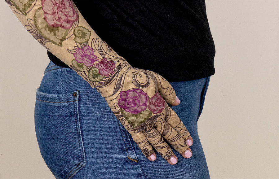Begonia Gradient Compression Glove