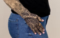 Black Paisley Gradient Compression Glove
