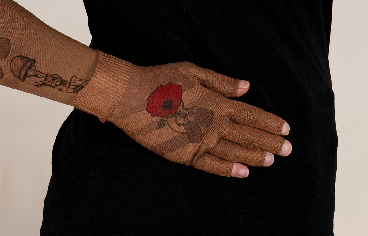 Remember Mocha Gradient Compression Glove